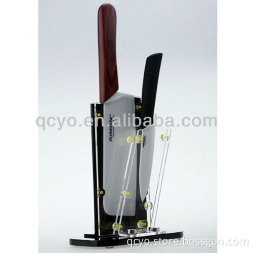 QCY-Z-D010 acrylic useful and high quality magnetic knife holder